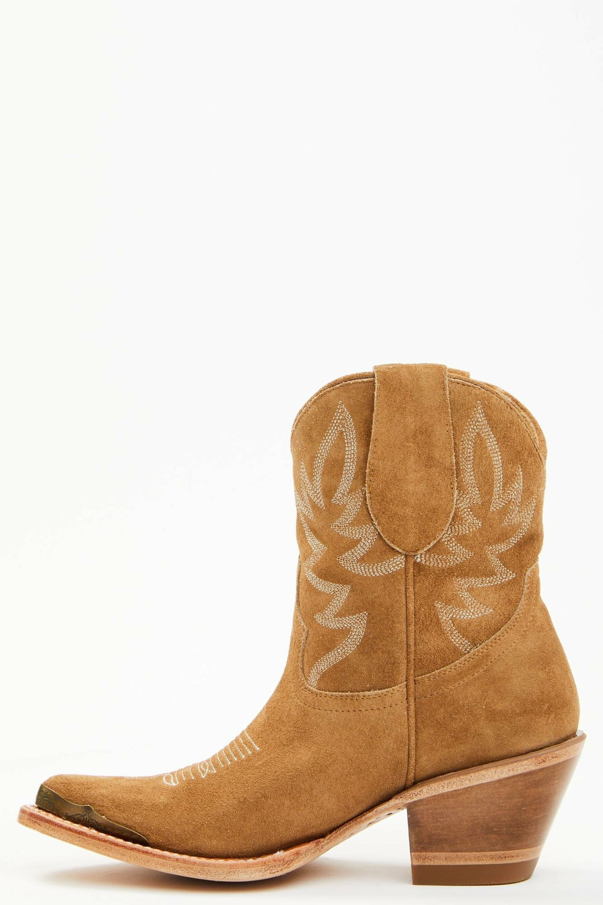 Women Wheels Sand Suede Western Booties - Round Toe | Idyllwind