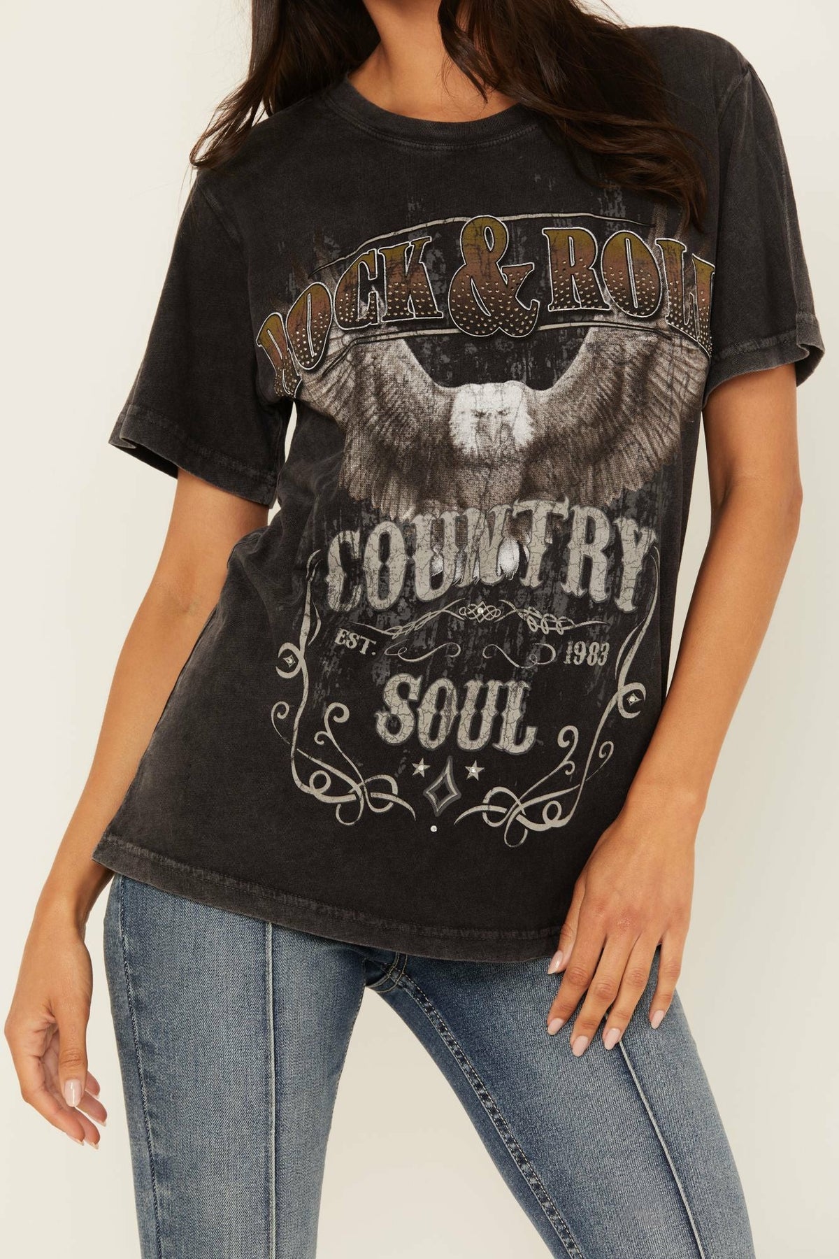 Women Jennie Rhinestone Graphic Tee | Idyllwind