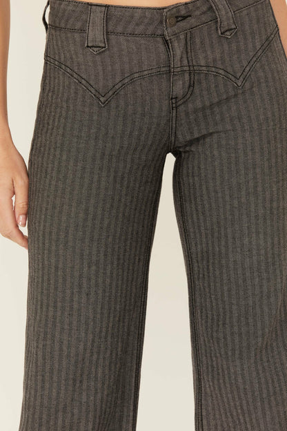 Women Annex Herringbone Revel Mid Rise Stretch Trouser Pants | Idyllwind