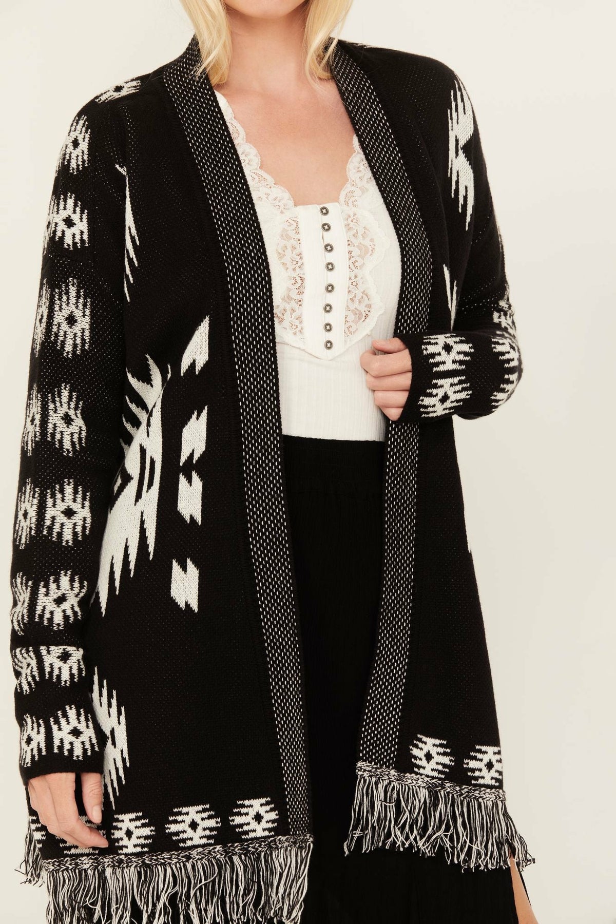 Women Mamie Southwestern Print Cardigan | Idyllwind