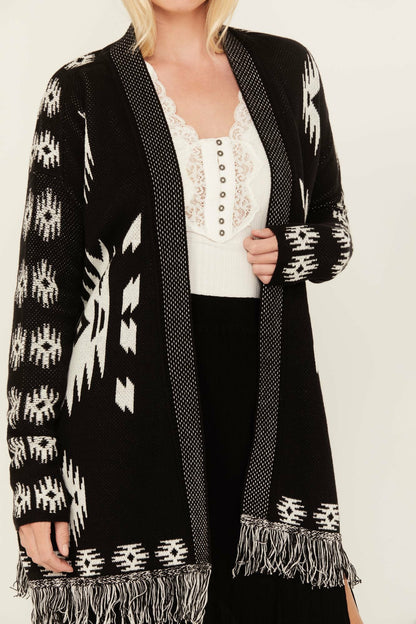 Women Mamie Southwestern Print Cardigan | Idyllwind