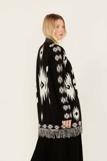 Women Mamie Southwestern Print Cardigan | Idyllwind