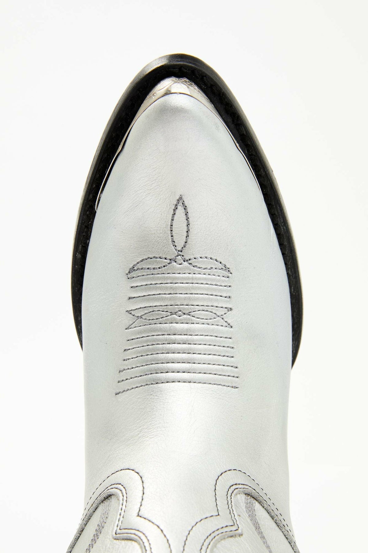 Women Wheels Silver Leather Western Booties - Round Toe | Idyllwind