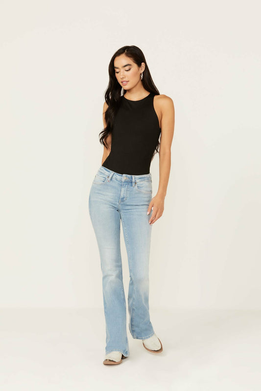 Women Rebel Kinsdale Light Wash Mid Rise Bootcut Jeans | Idyllwind