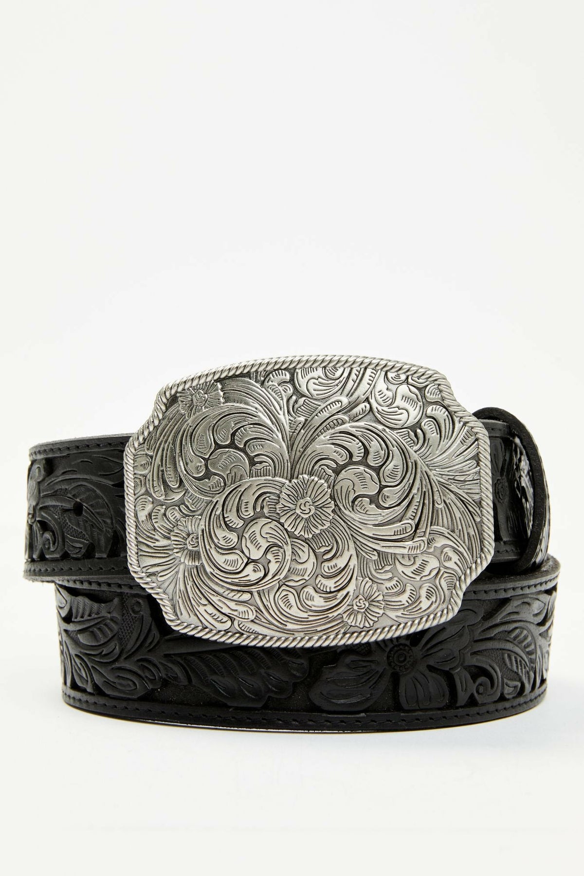 Women Westerly Drive Black Tooled Belt | Idyllwind