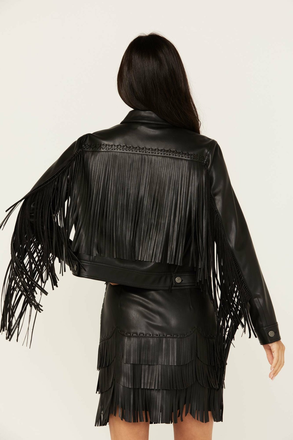 Women Stella Faux Leather Jacket | Idyllwind