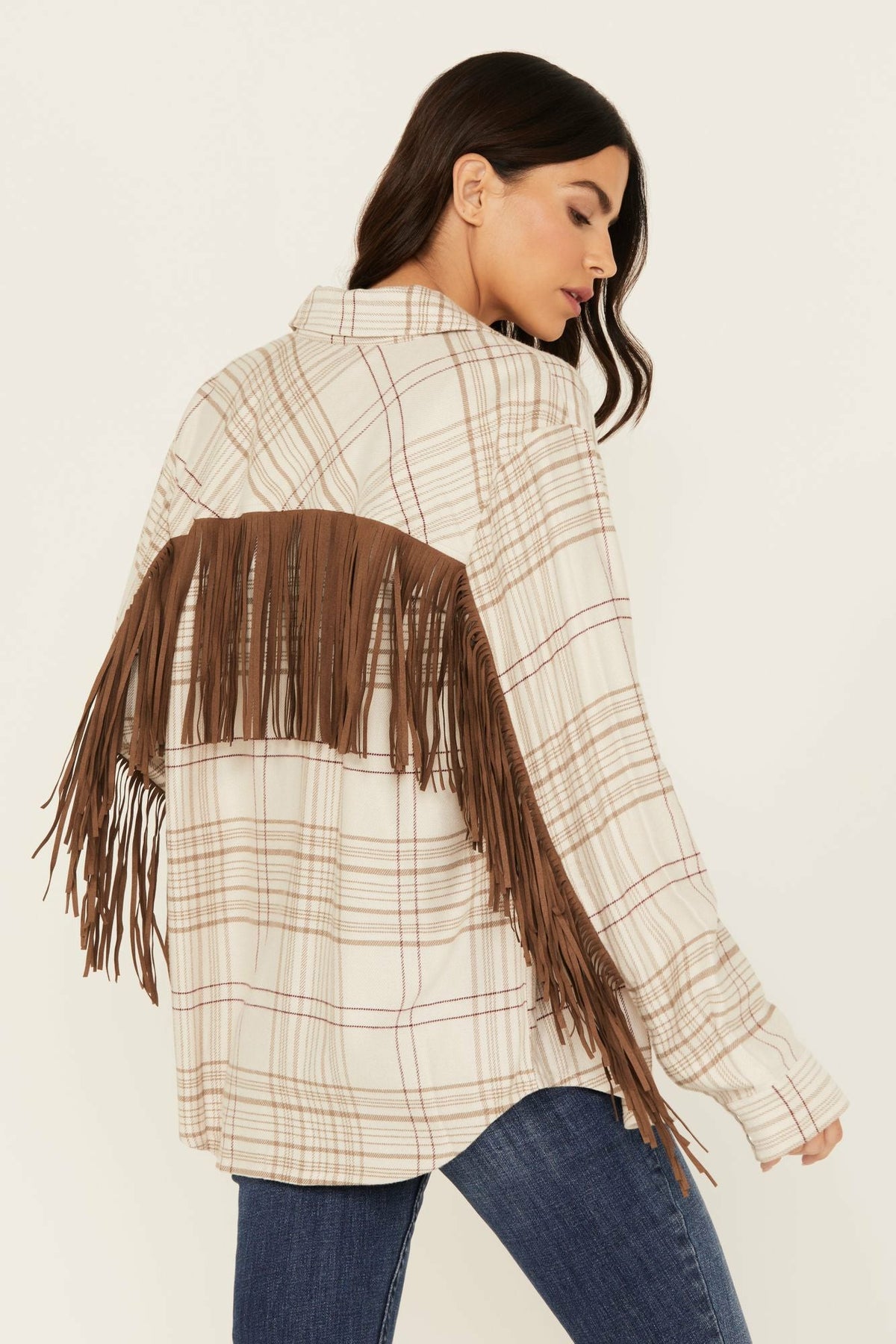 Women Kingfish Fringe Flannel Shirt | Idyllwind