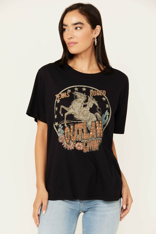 Women Outlaw Livin' Short Sleeve Graphic Tee | Idyllwind