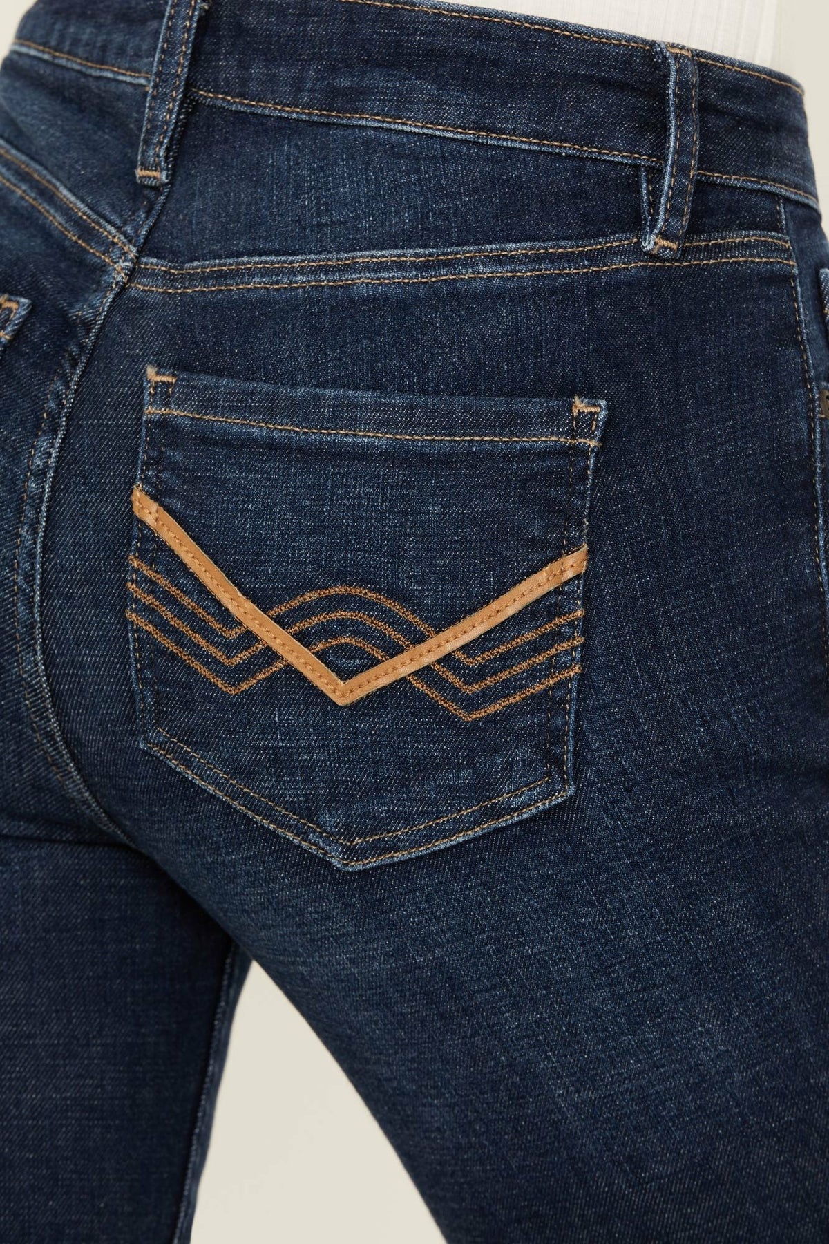 Women Rebel Janie Dark Wash Mid Rise Bootcut Jeans | Idyllwind