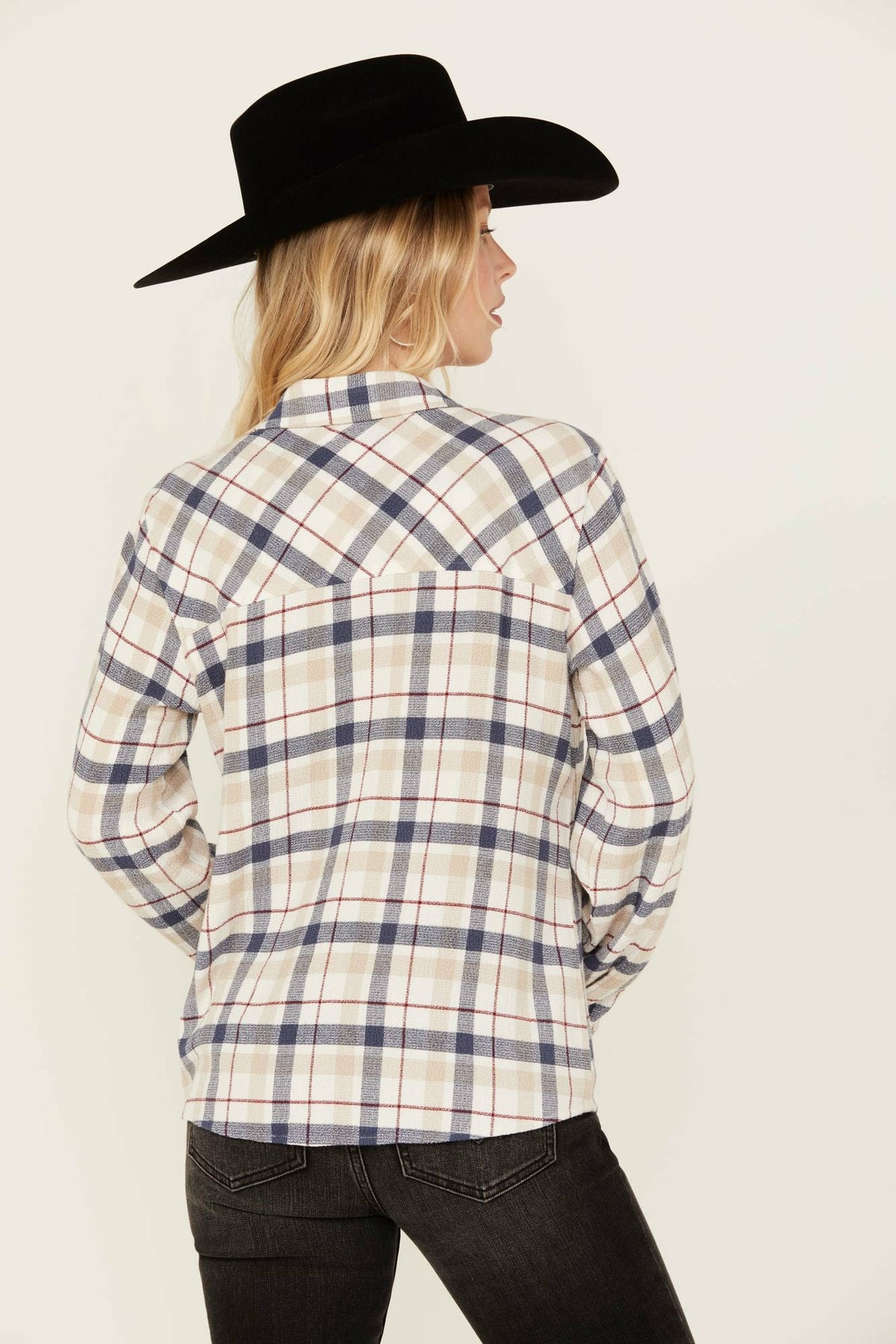 Women Binkley Featherlight Plaid Print Pearl Snap Western Shirt | Idyllwind