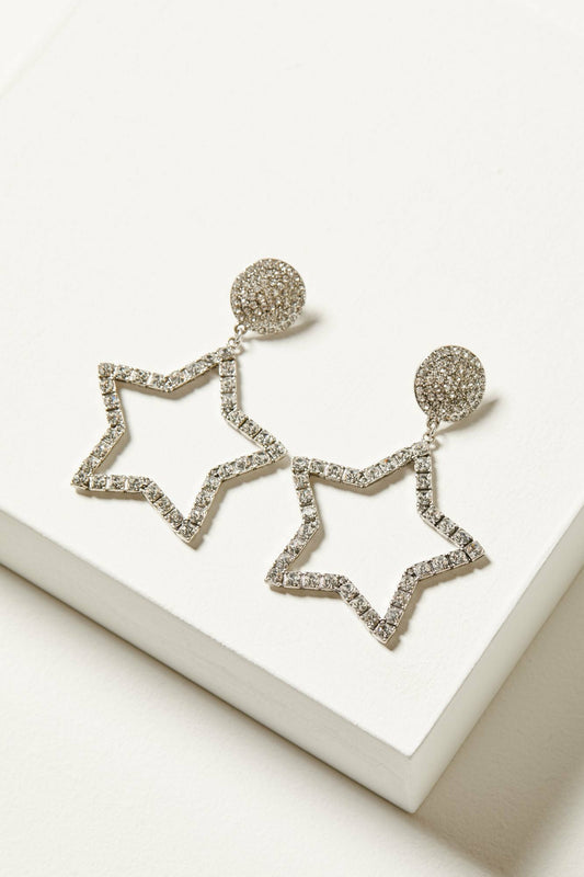 Women Jeanette Star Rhinestone Earrings | Idyllwind