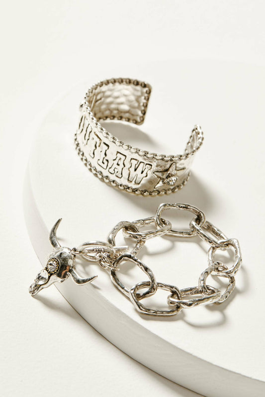 Women Tyndale Outlaw Cuff Bracelet Set - 2 Piece | Idyllwind