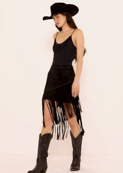 Women Shiloh Asymmetrical Faux Suede Skirt | Idyllwind