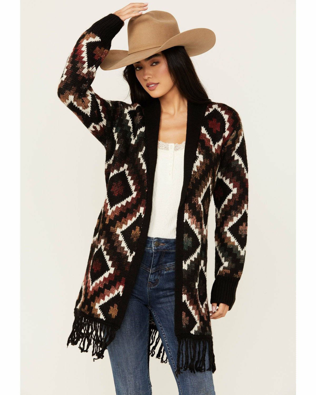 Women Timothy Southwestern Print Sweater | Idyllwind