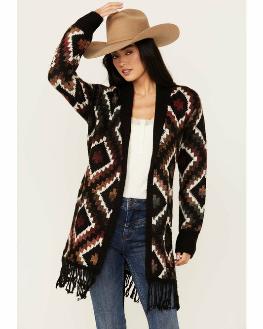 Women Timothy Southwestern Print Sweater | Idyllwind