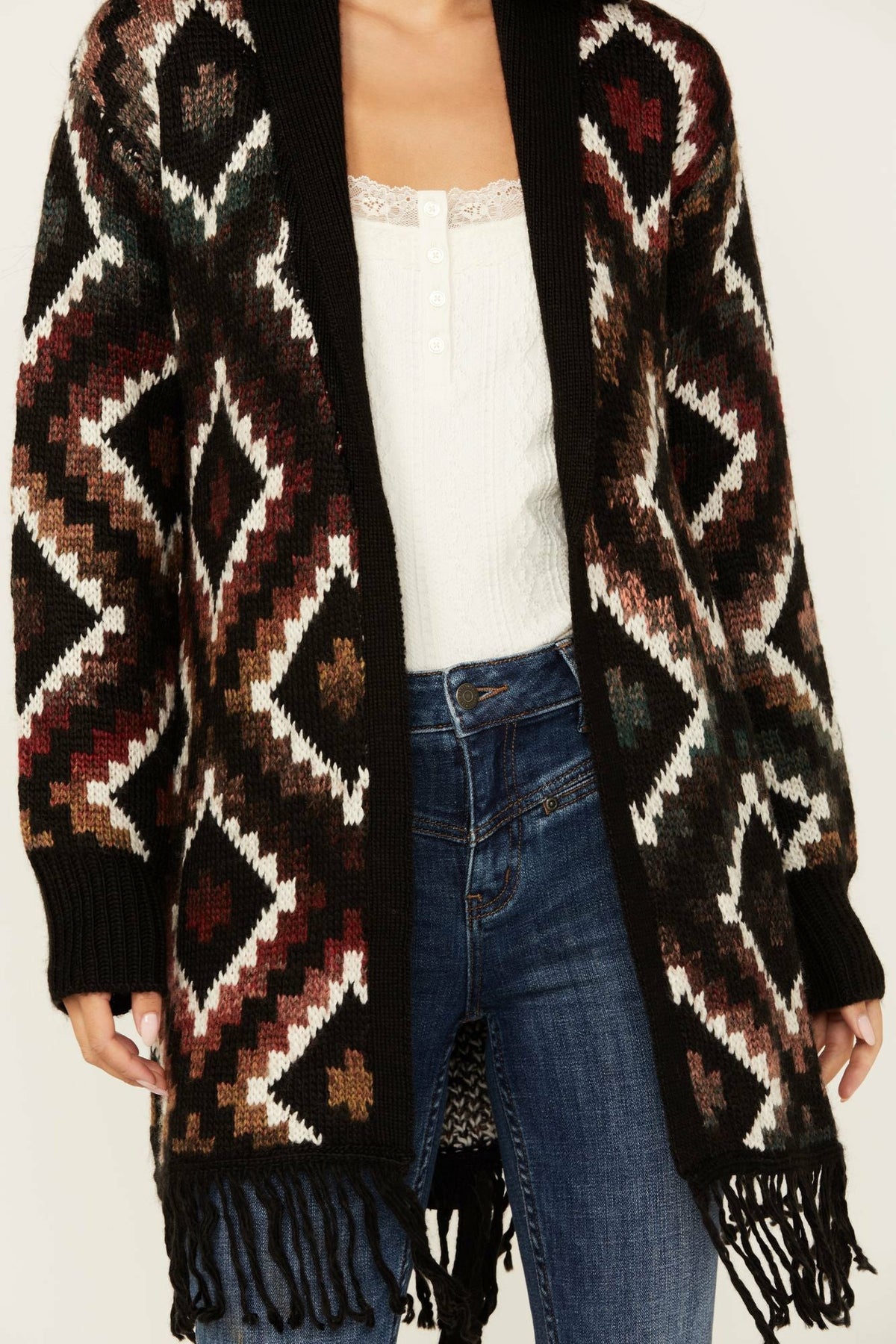 Women Timothy Southwestern Print Sweater | Idyllwind