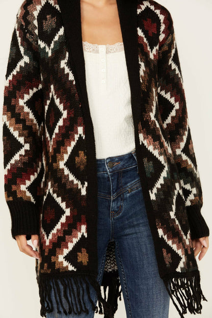 Women Timothy Southwestern Print Sweater | Idyllwind