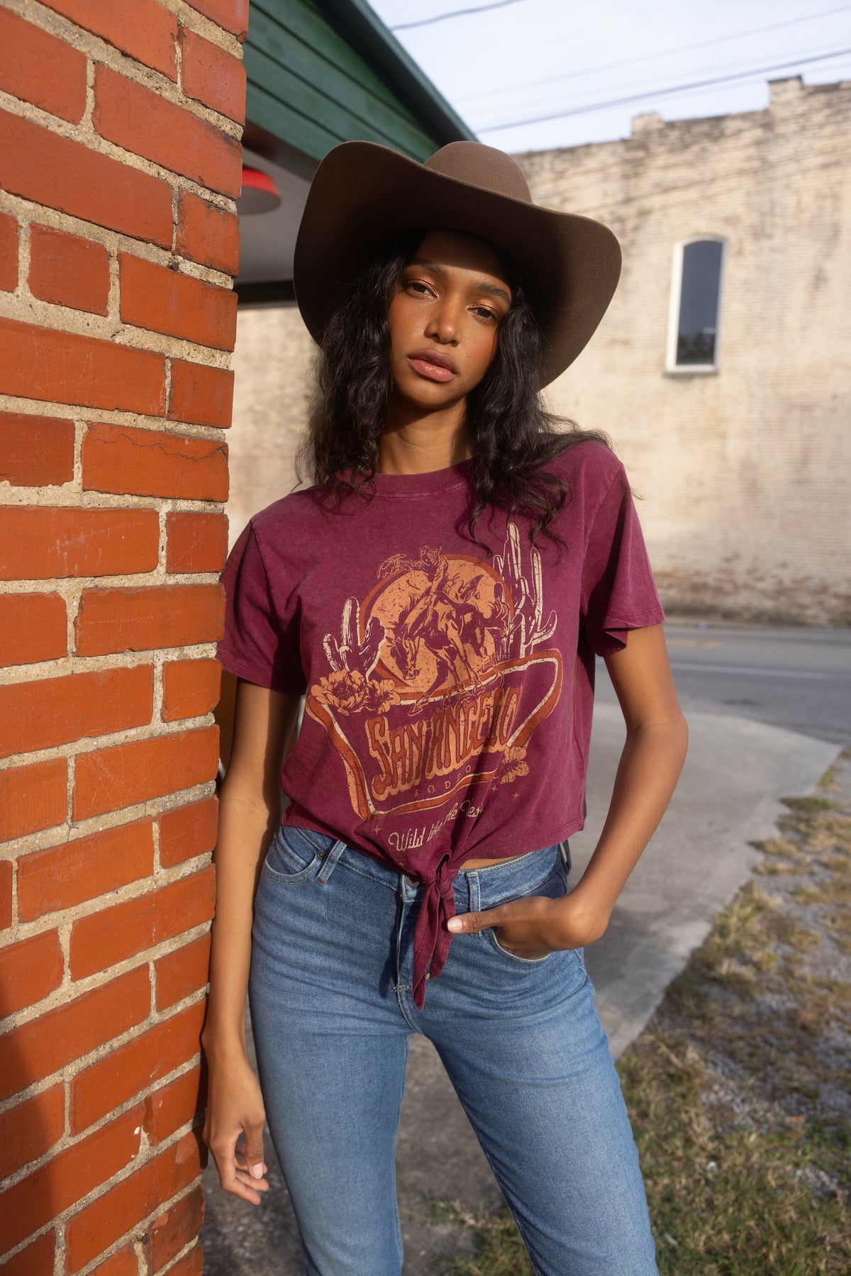 Women San Angelo Short Sleeve Graphic Tee | Idyllwind