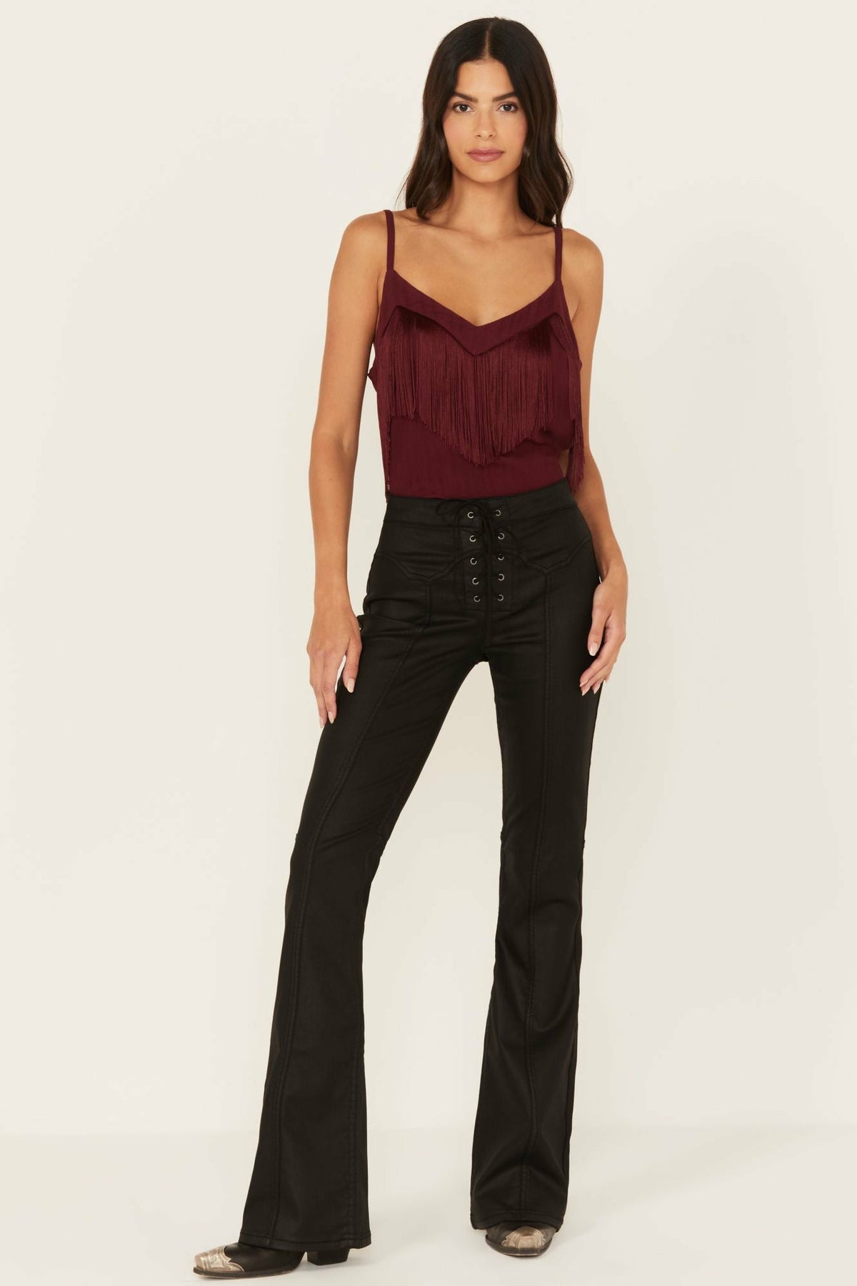 Women Coated Gypsy High Rise Bootcut Jeans | Idyllwind