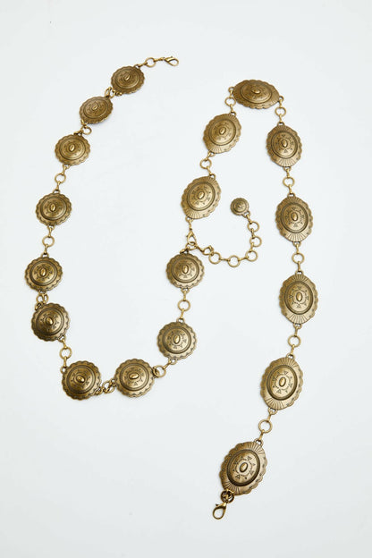 Women Silver Spur Gold Chain Belt | Idyllwind
