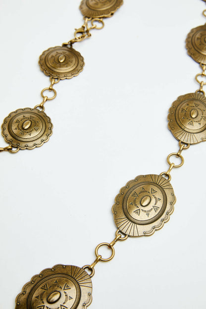 Women Silver Spur Gold Chain Belt | Idyllwind