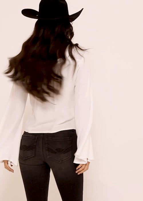 Women Cedar Lace-Up Top | Idyllwind