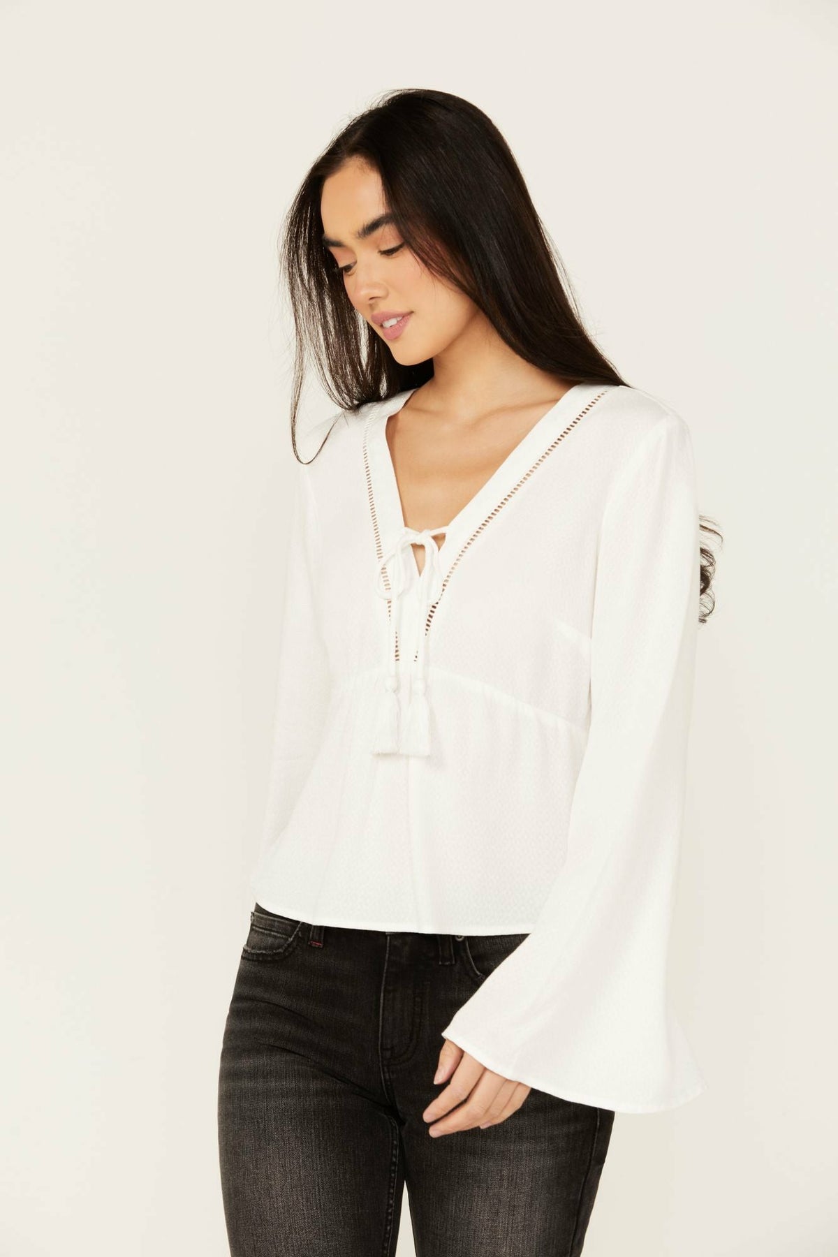 Women Cedar Lace-Up Top | Idyllwind
