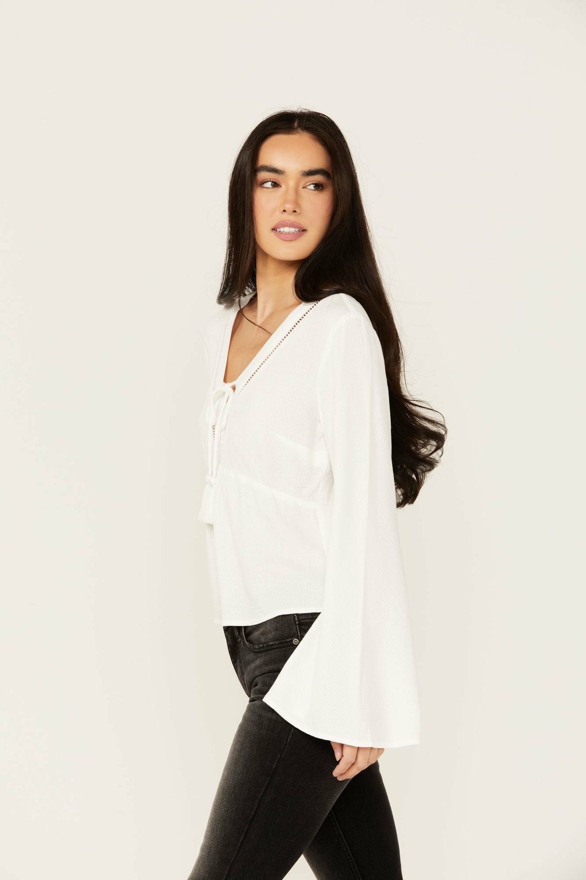 Women Cedar Lace-Up Top | Idyllwind