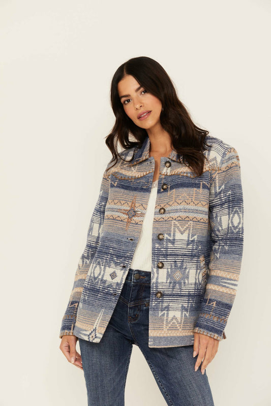 Women Sanford Whip Stitch Blanket Jacket | Idyllwind