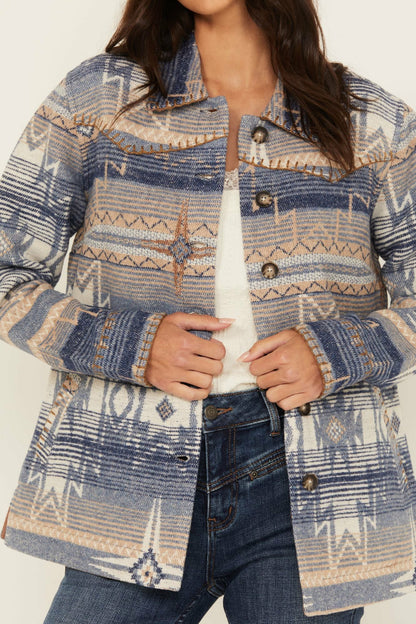 Women Sanford Whip Stitch Blanket Jacket | Idyllwind