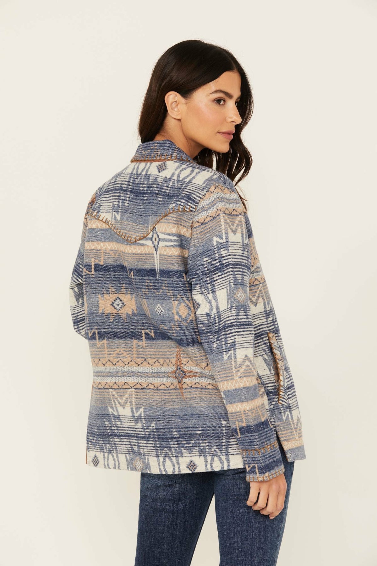 Women Sanford Whip Stitch Blanket Jacket | Idyllwind