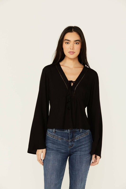 Women Cedar Lace-Up Top | Idyllwind