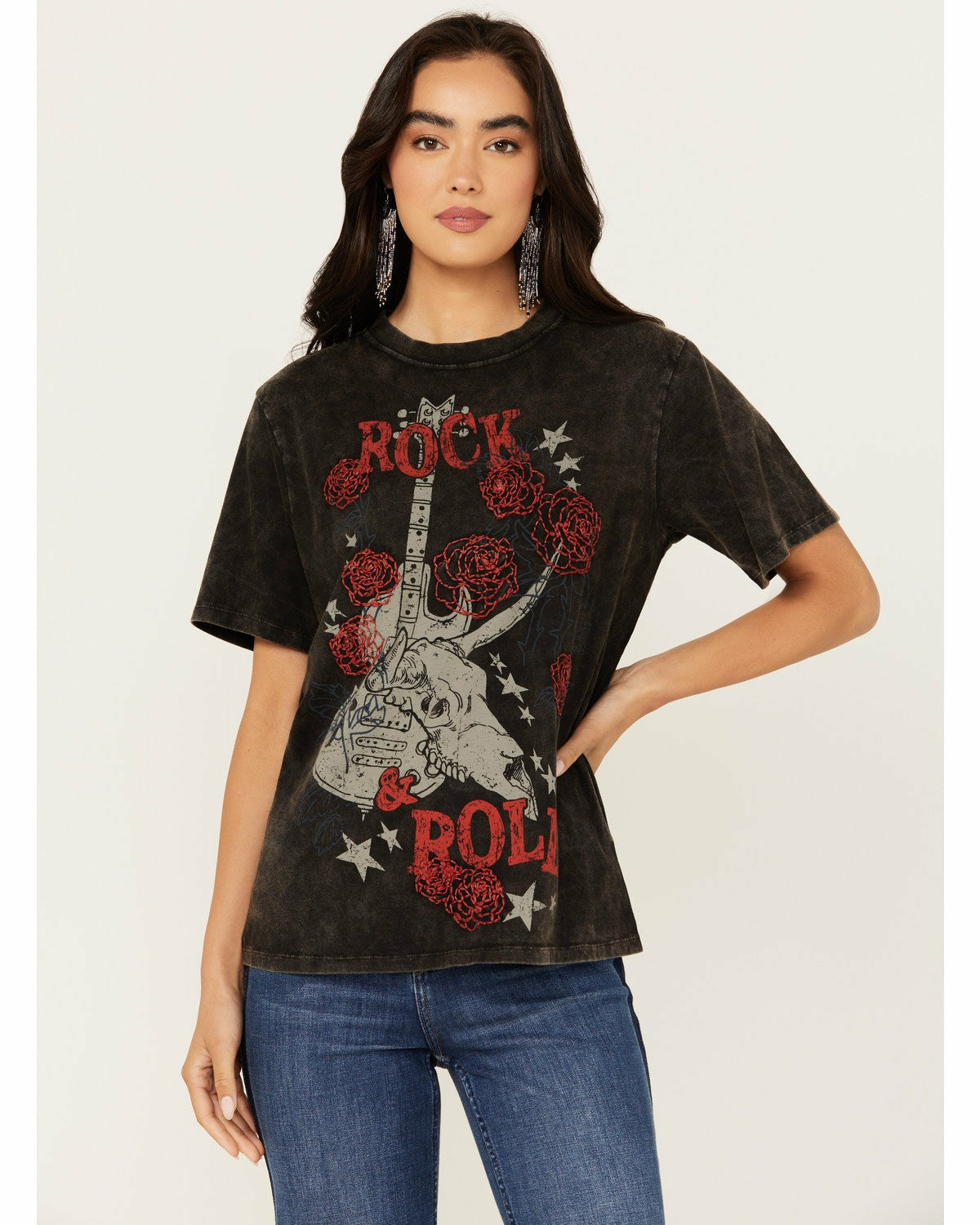 Women Rock & Roll Short Sleeve Graphic Tee | Idyllwind