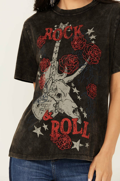 Women Rock & Roll Short Sleeve Graphic Tee | Idyllwind