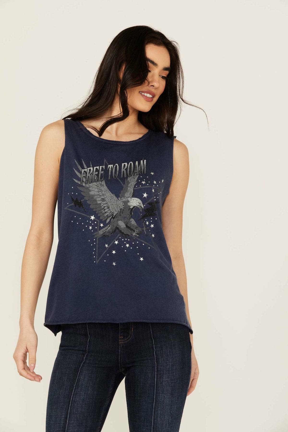 Women Monetta Freebird Graphic Tank | Idyllwind