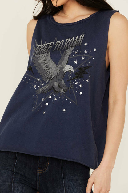 Women Monetta Freebird Graphic Tank | Idyllwind