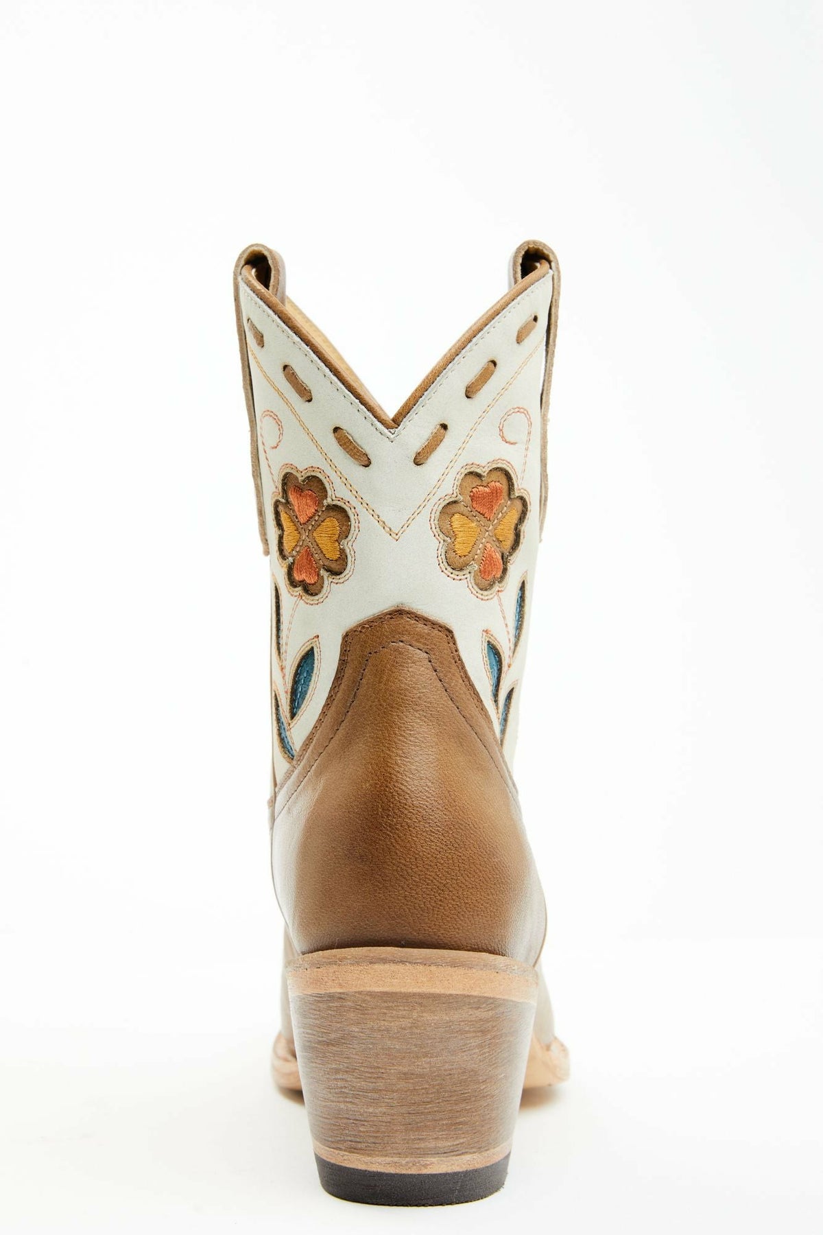 Women Runaway Tan Western Booties - Round Toe | Idyllwind