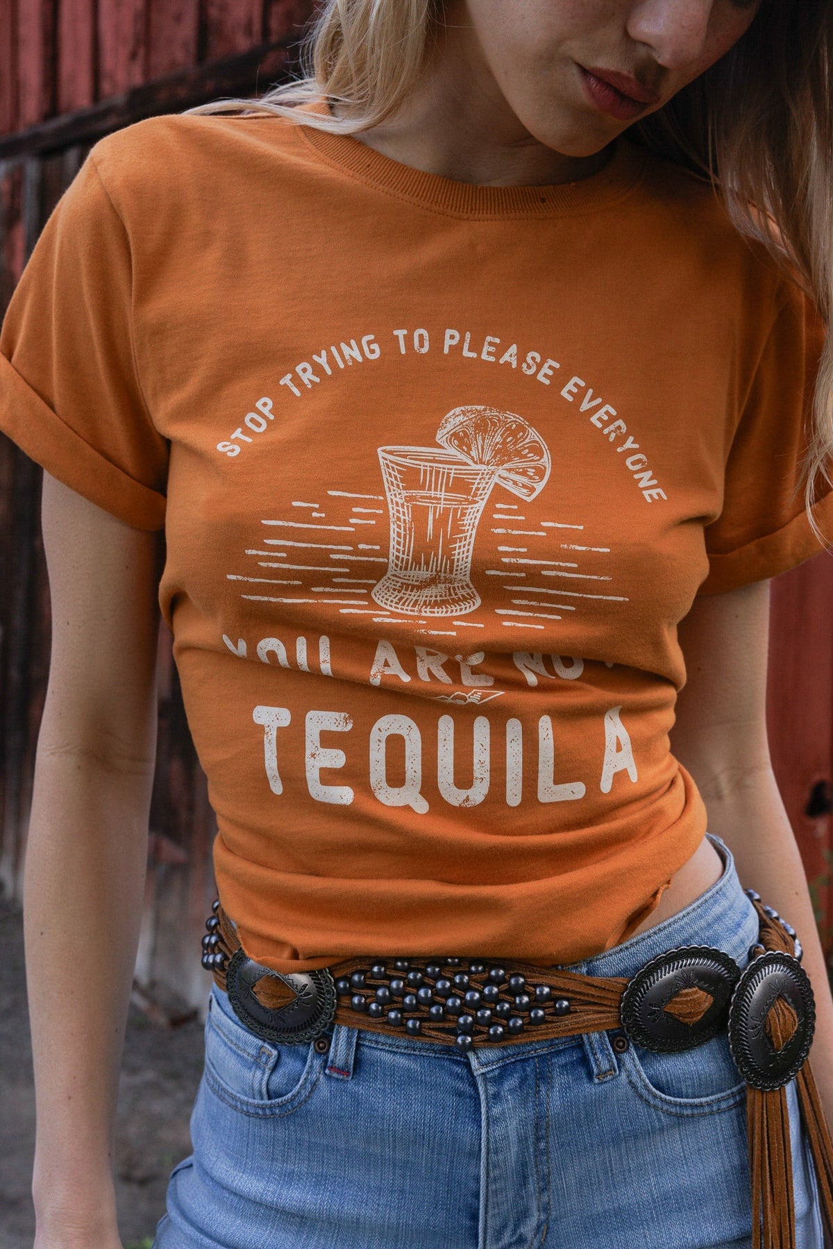 Women You Are Not Tequila Short Sleeve Graphic Tee | Idyllwind