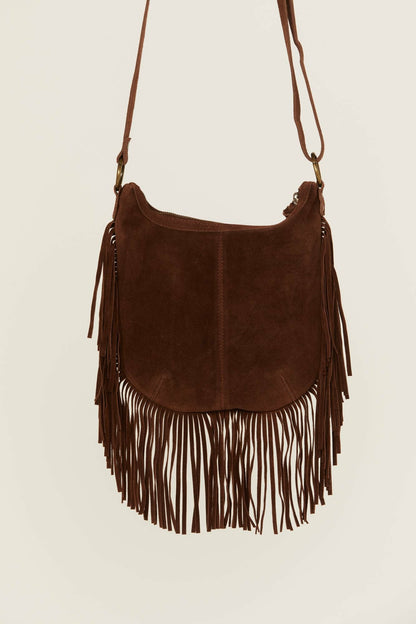 Women Perlita Suede Fringe Crossbody Bag | Idyllwind