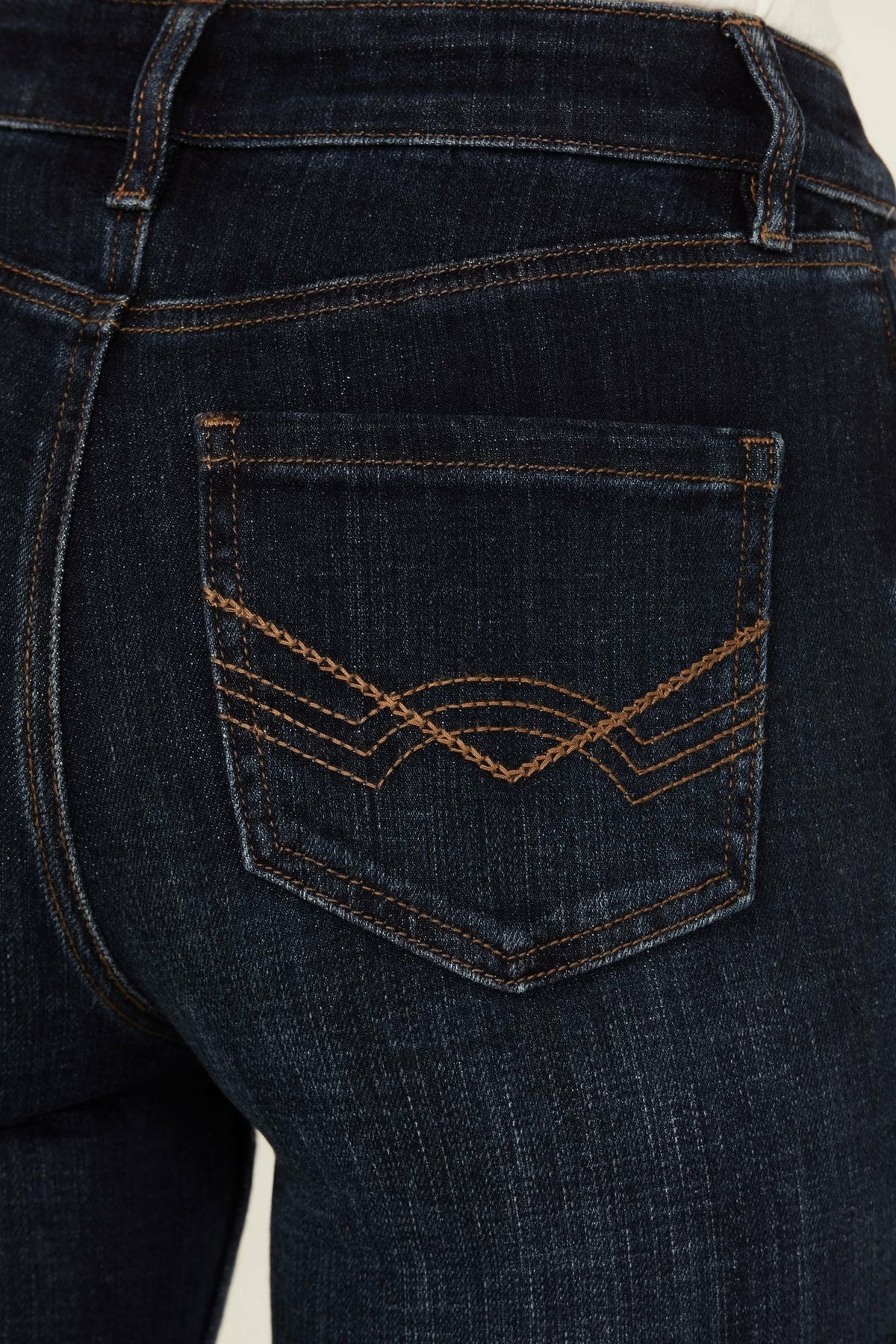 Women Regent Dark Wash Gypsy High Rise Seamed Bootcut Comfort Stretch Denim Jeans | Idyllwind
