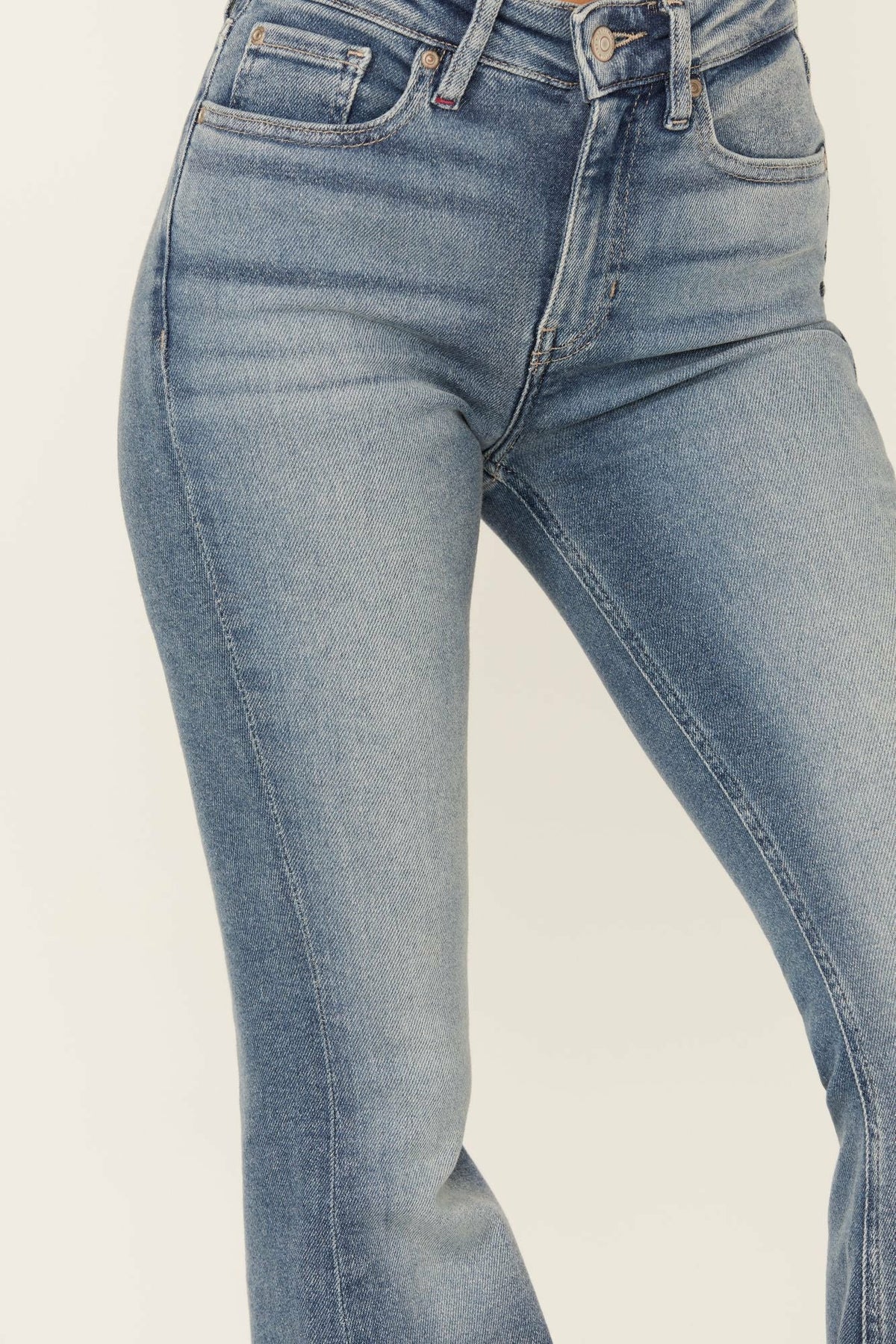 Women Barnwell Medium Wash High Rise Flare Stretch Denim Jeans | Idyllwind