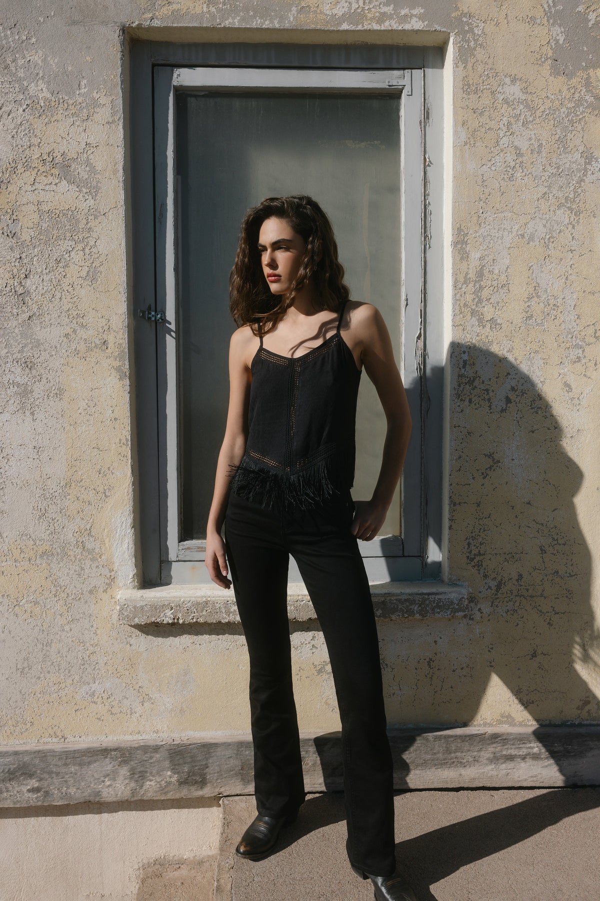 Women Briarwick Jacquard Print Fringe And Lace Tank Top | Idyllwind