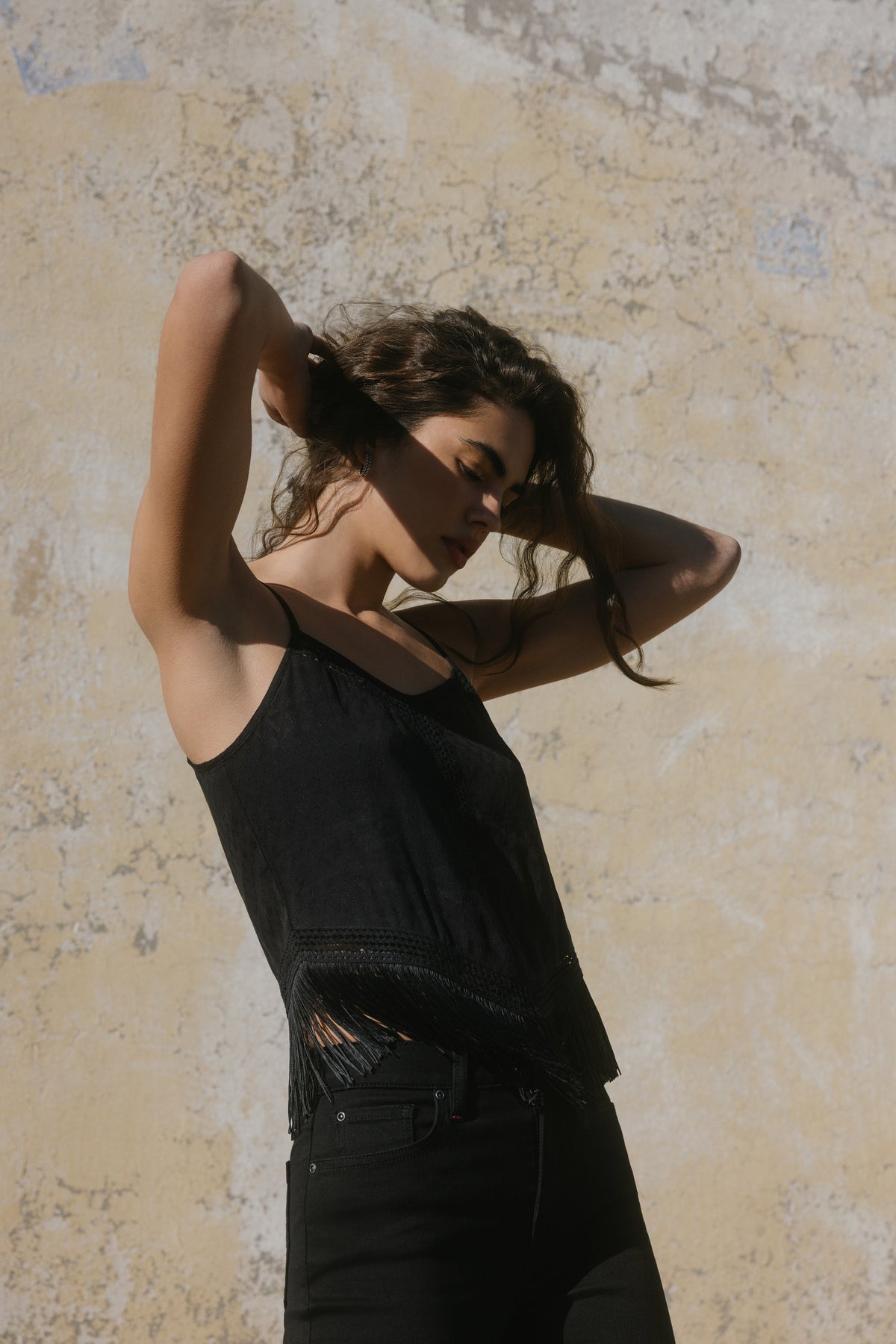 Women Briarwick Jacquard Print Fringe And Lace Tank Top | Idyllwind