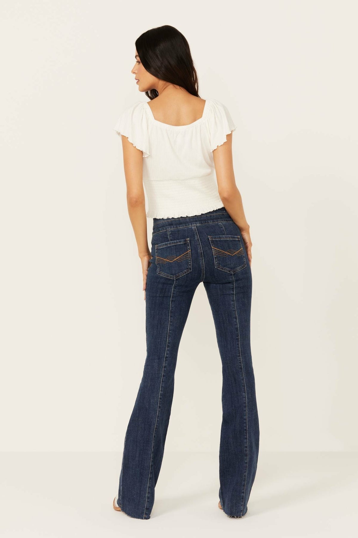 Women La Vista Dark Wash Legend High Rise Bootcut Comfort Stretch Denim Jeans | Idyllwind