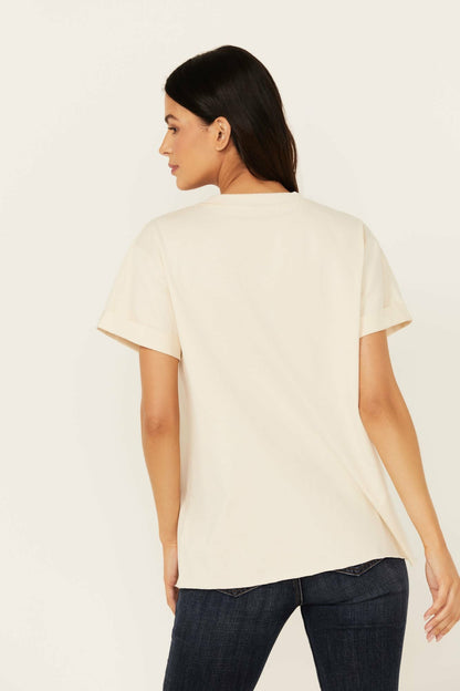 Women Rowena Embellished Short Sleeve Graphic Tee | Idyllwind