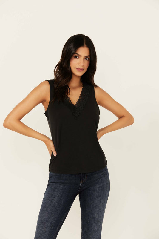Women Resha Lace Rib Knit Cami | Idyllwind