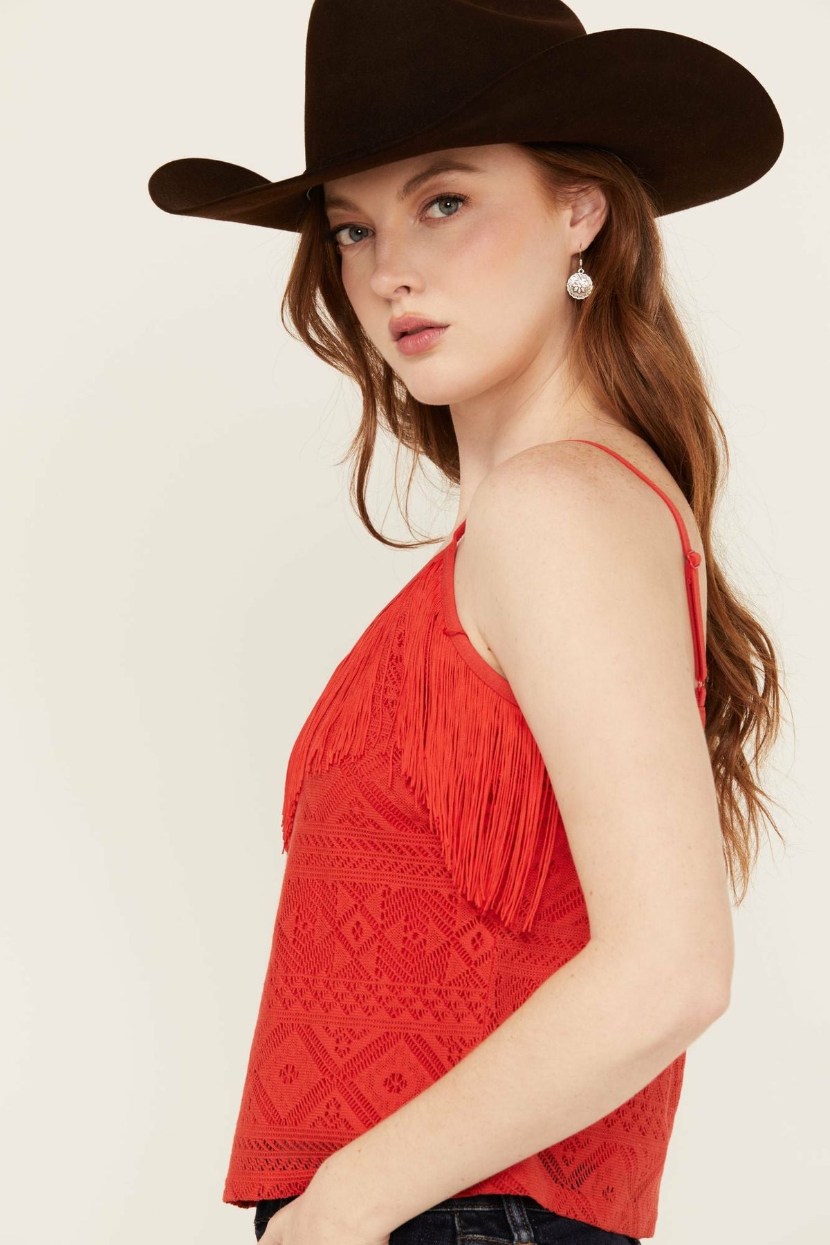 Women Redmond Lace Fringe Cami | Idyllwind