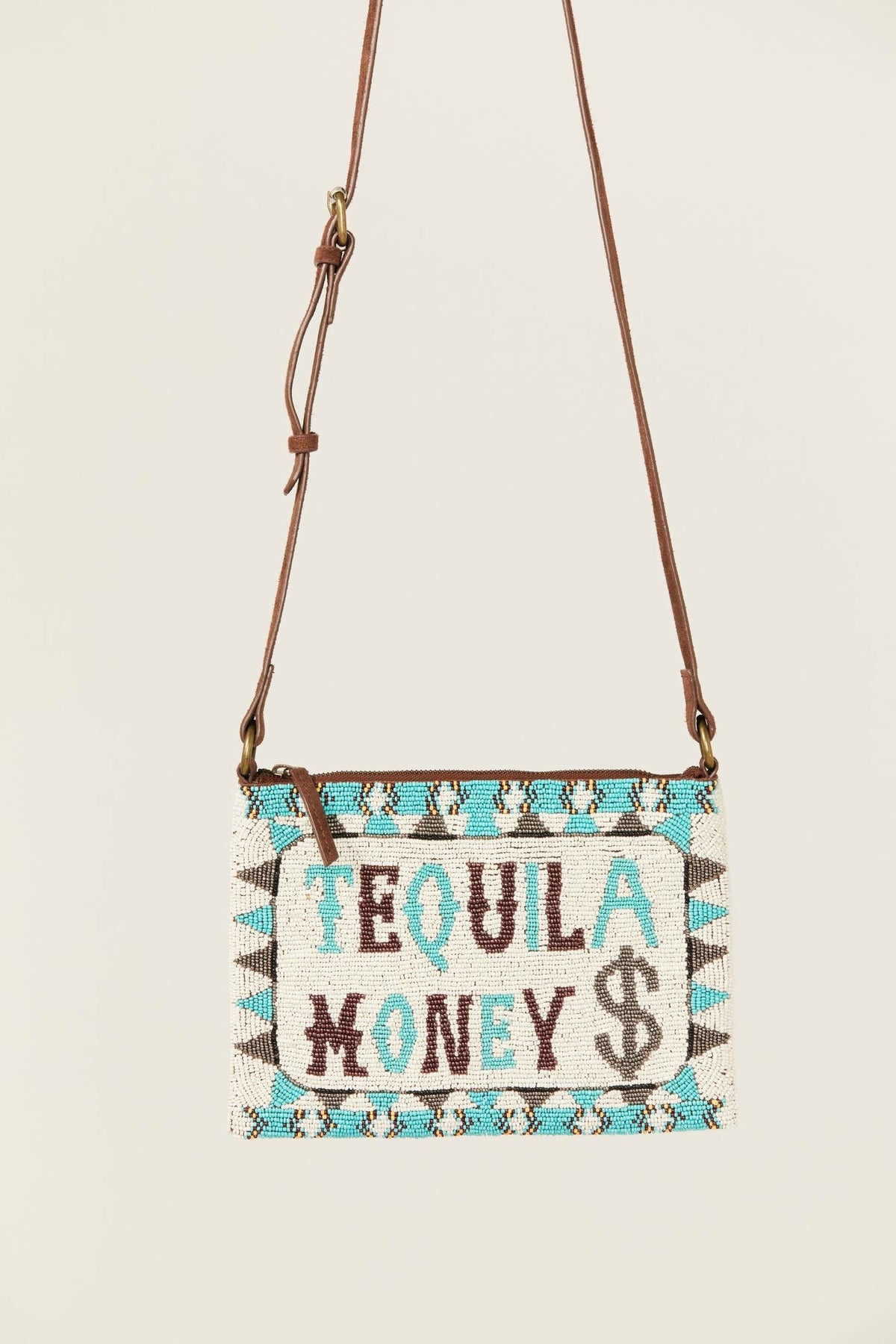 Women Tequila Money Beaded Crossbody Bag | Idyllwind