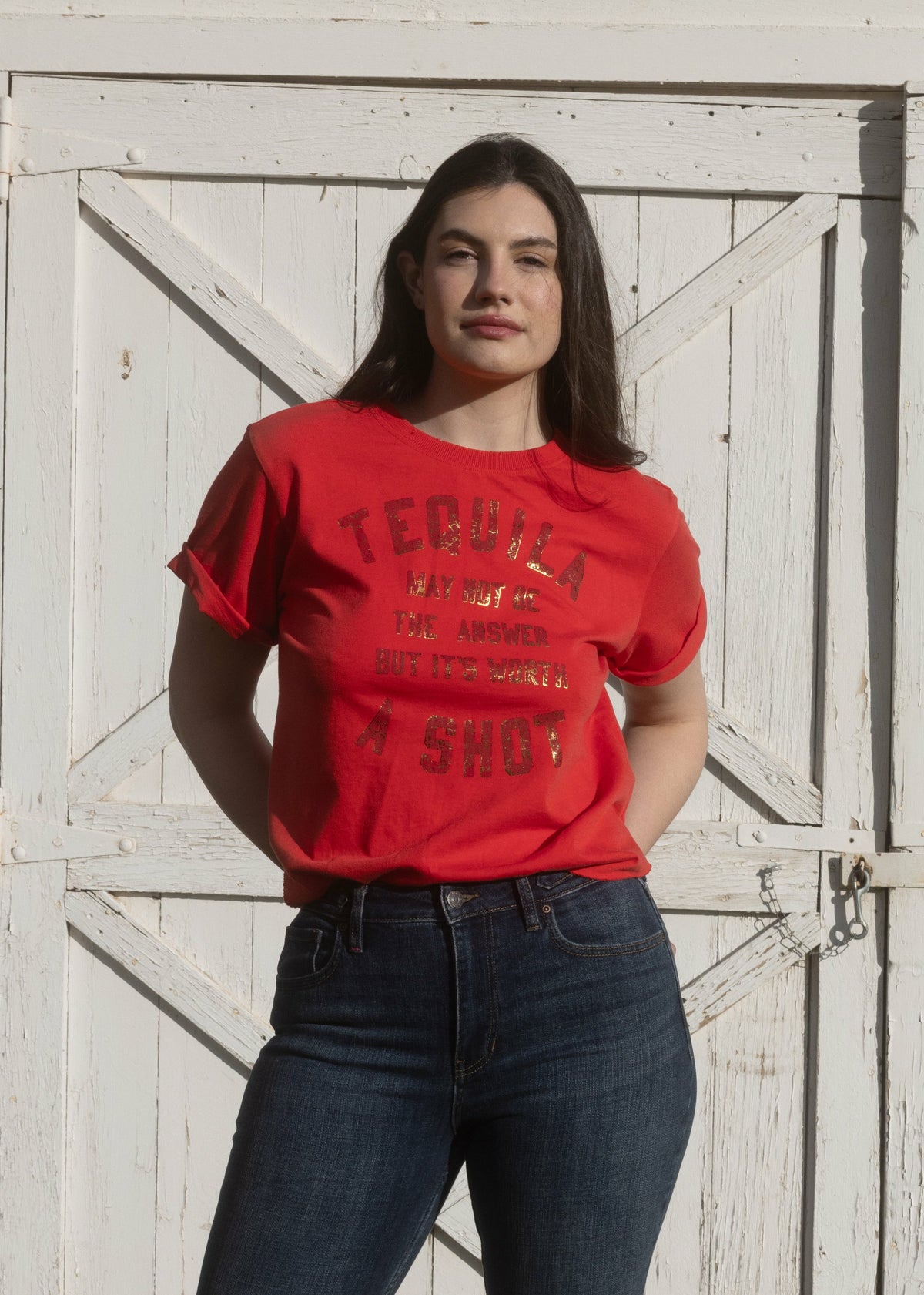 Women Rundle Tequila Shot Short Sleeve Graphic Tee | Idyllwind