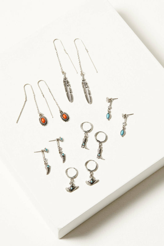 Women Bellvue Antique Earring Set - 6 Piece | Idyllwind